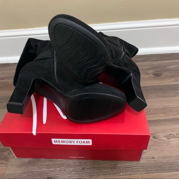 Impo Black Obia High Heel Dress Boots With Buckle Size 9.5 Women’s Boots - Picture 13 of 14